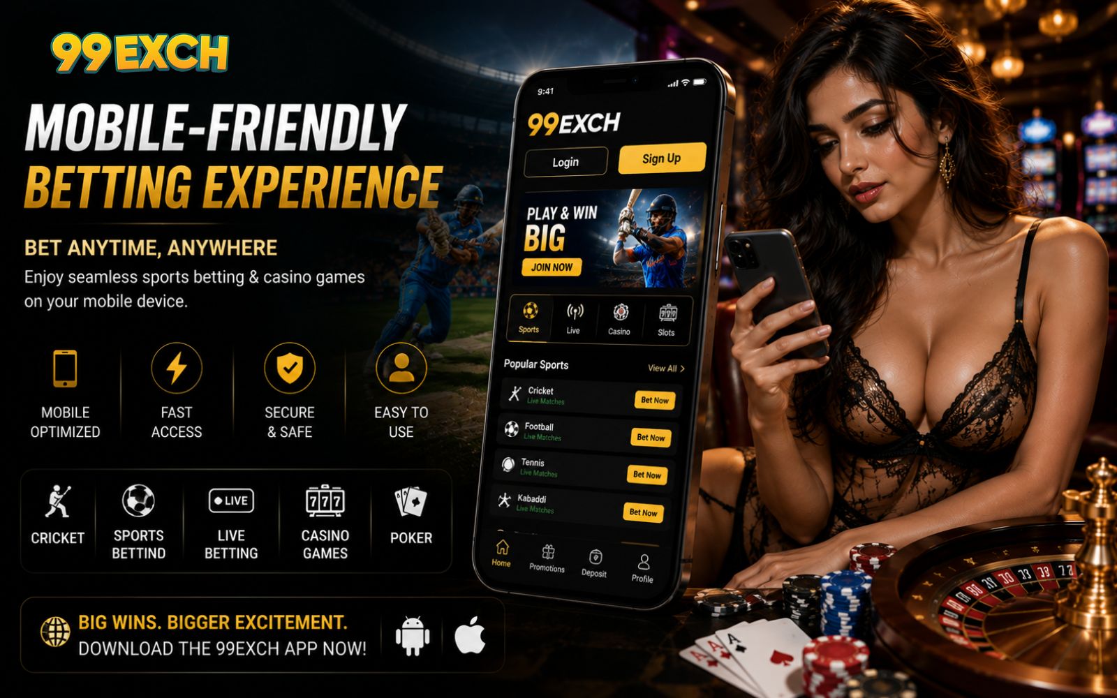 Mobile Friendly Betting Experience 99Exch